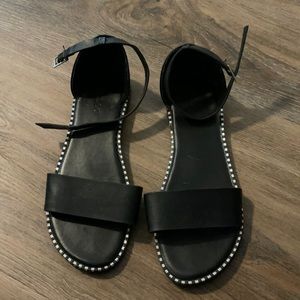 Black sandals